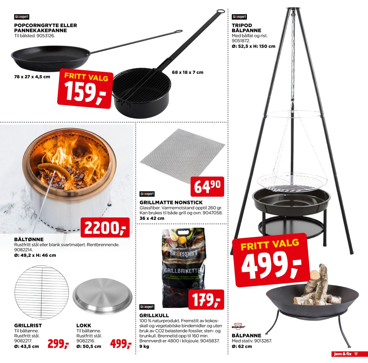 Se Jem & Fix kundeavis for uge 9 på Tilbudsuken.no. Se gode tilbud på mange varer. Les kundeavisen her! Side 17