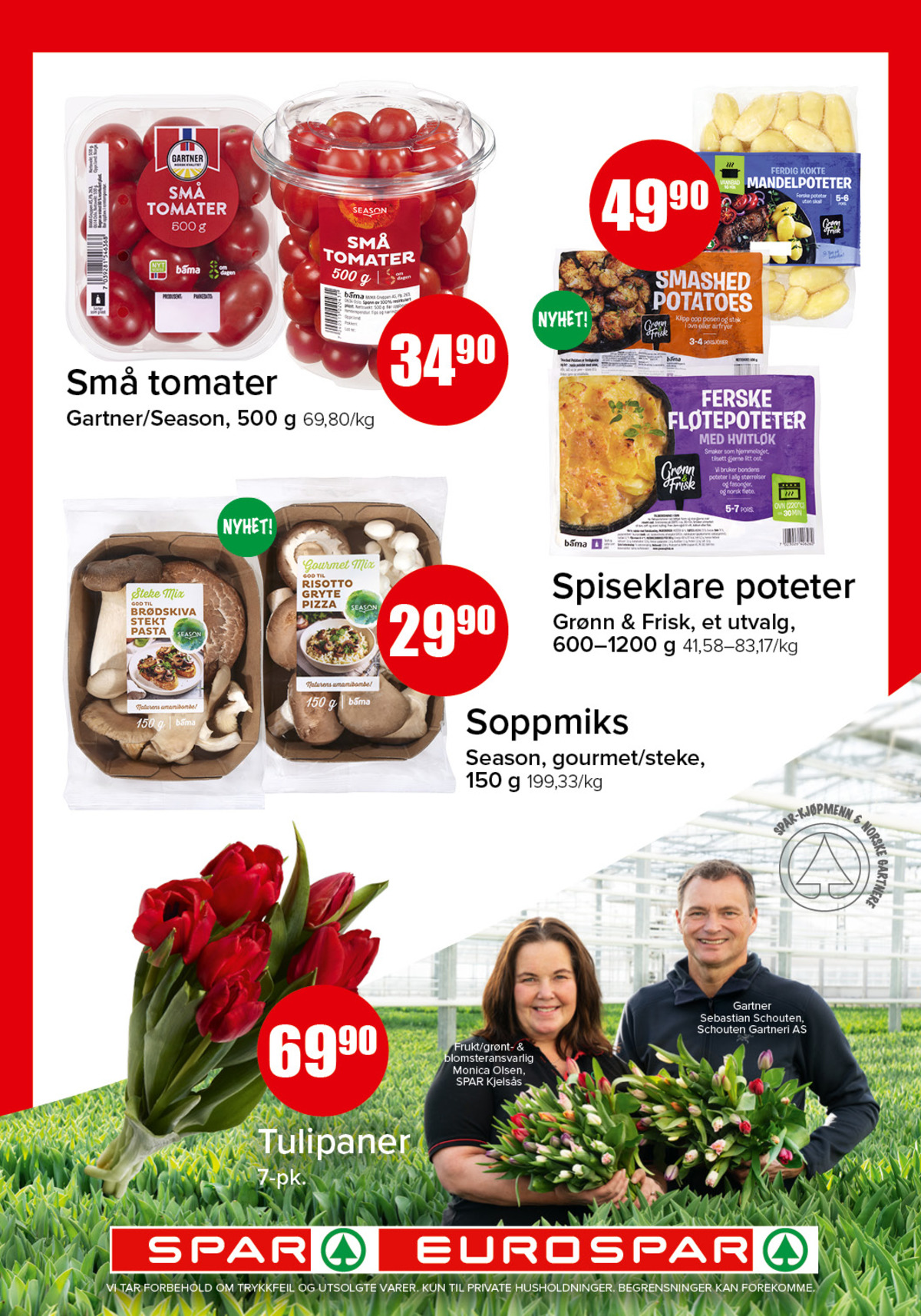 Se Spar - Eurospar kundeavis for uke 9 på Tilbudsuken.no. Se gode tilbud på mange varer, f.eks. tomater gartner eller tomater season. Les kundeavisen her! Side 3