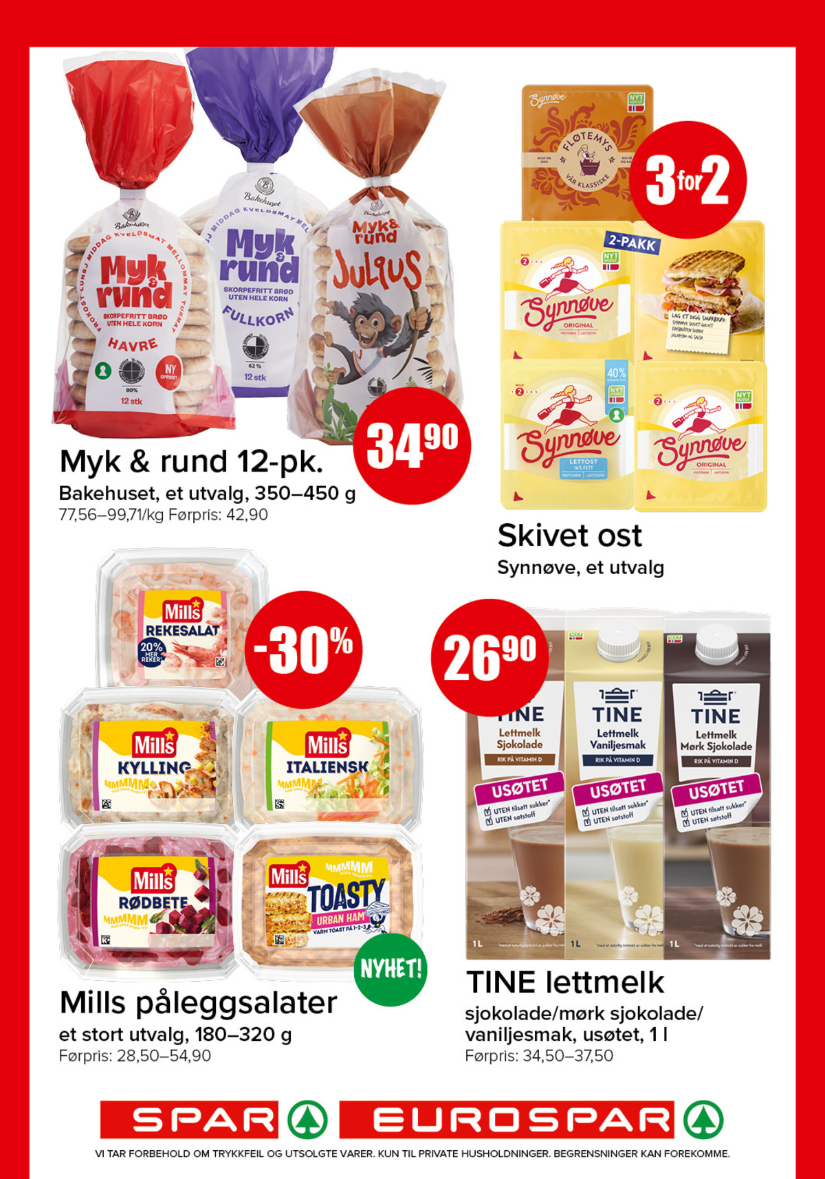 Se Spar - Eurospar kundeavis for uke 9 på Tilbudsuken.no. Se gode tilbud på mange varer, f.eks. fullkornbrød myk & rund eller havrebrød myk & rund. Les kundeavisen her! Side 9