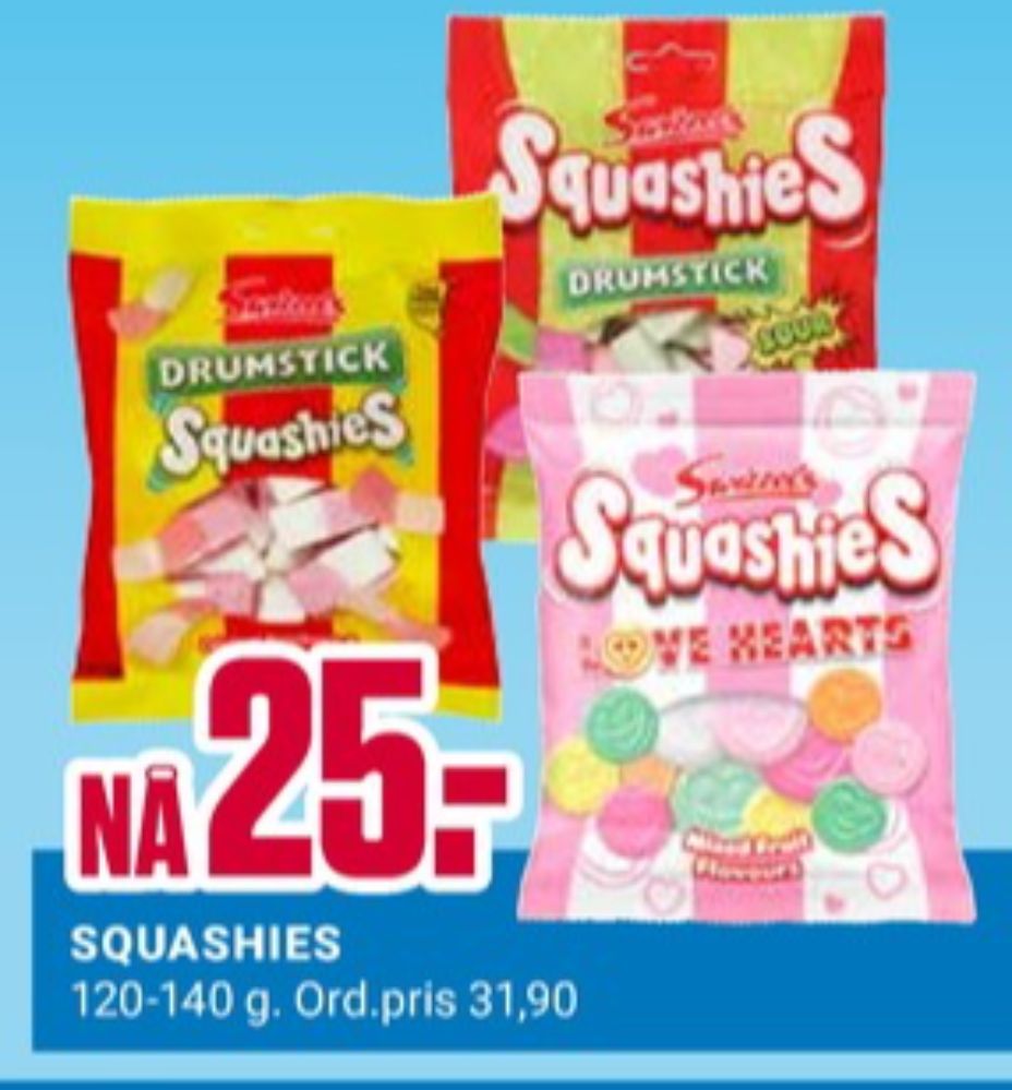 Swizzels Drumstick Squashies, Banana Skids 
