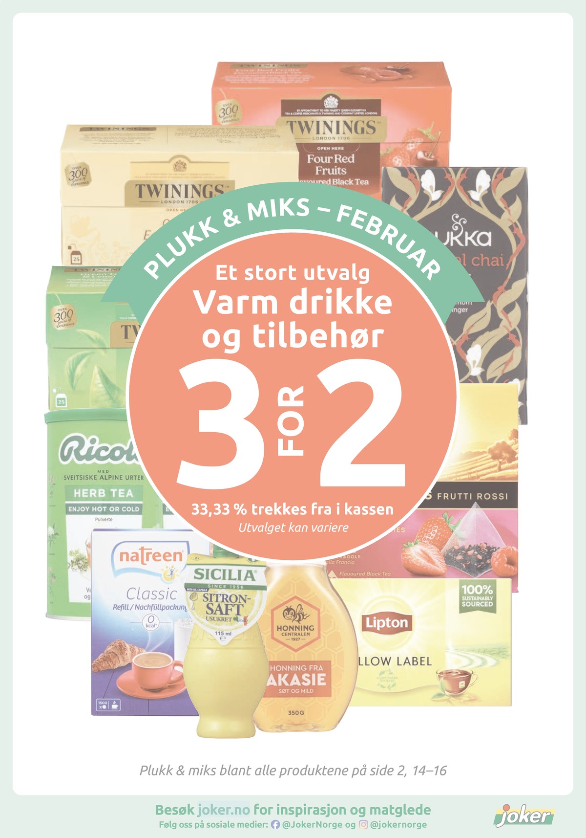 Se Joker kundeavis for uge 9 på Tilbudsuken.no. Se gode tilbud på mange varer. Les kundeavisen her! Side 15