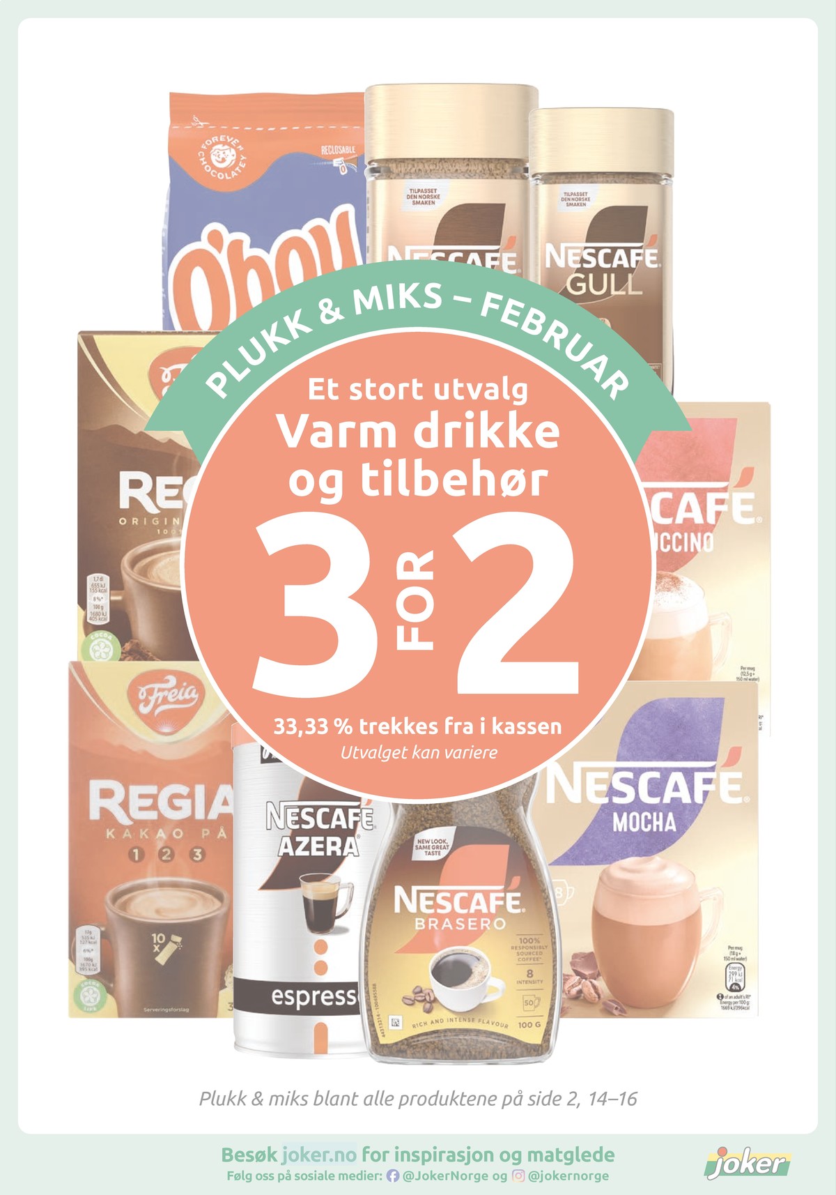 Se Joker kundeavis for uge 9 på Tilbudsuken.no. Se gode tilbud på mange varer. Les kundeavisen her! Side 16