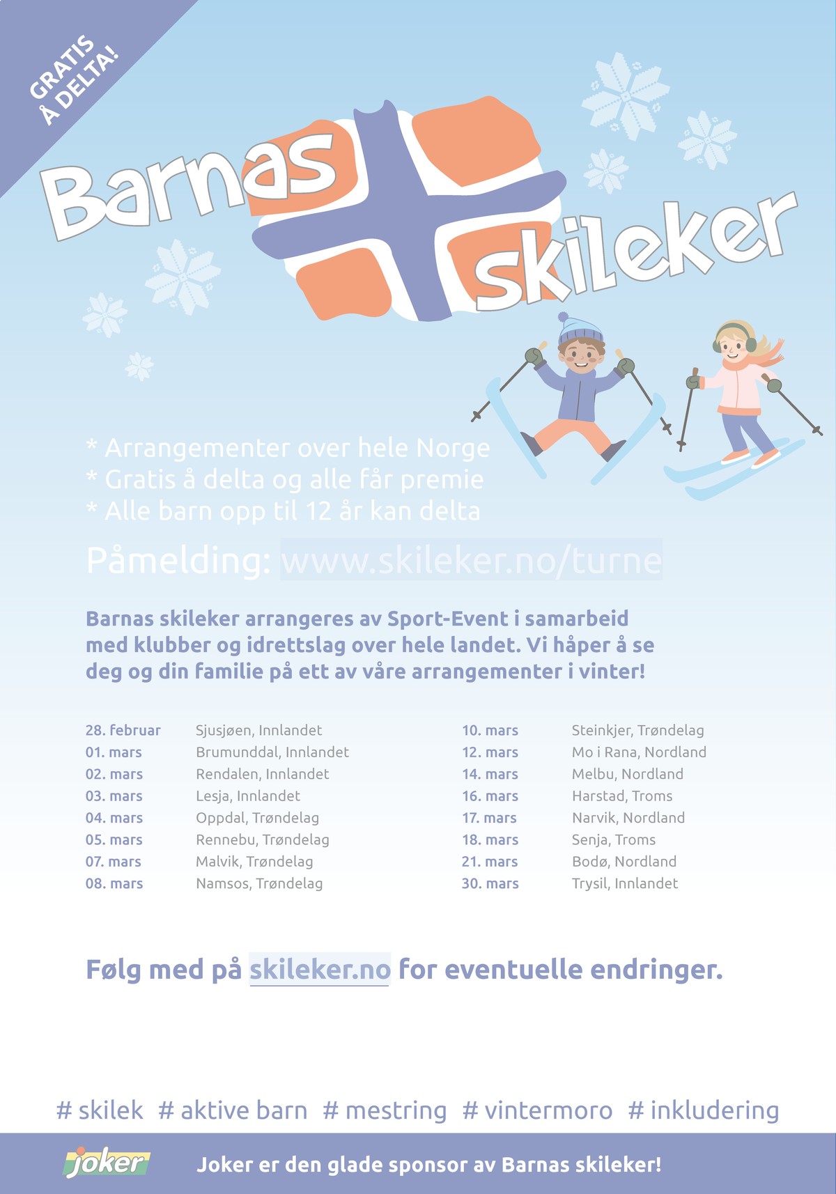 Se Joker kundeavis for uge 9 på Tilbudsuken.no. Se gode tilbud på mange varer. Les kundeavisen her! Side 18