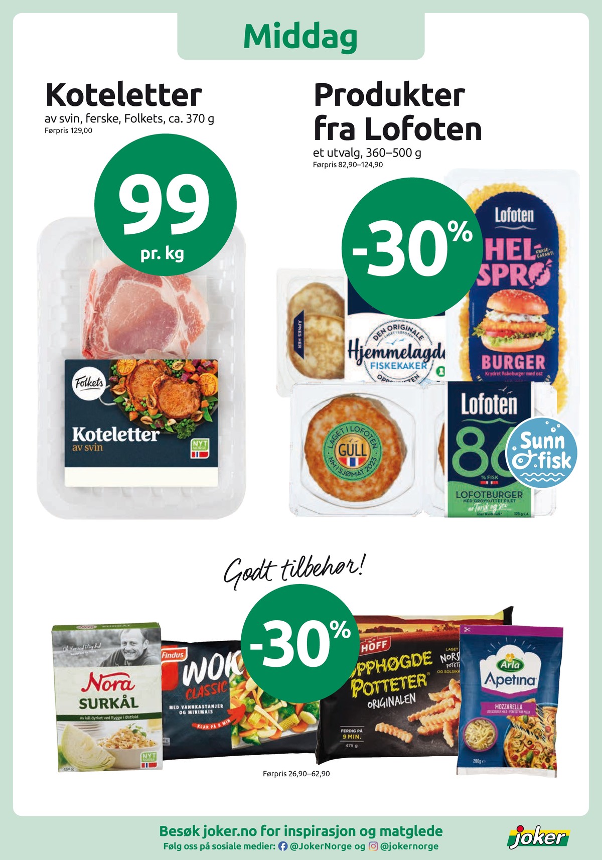 Se Joker kundeavis for uge 9 på Tilbudsuken.no. Se gode tilbud på mange varer. Les kundeavisen her! Side 5