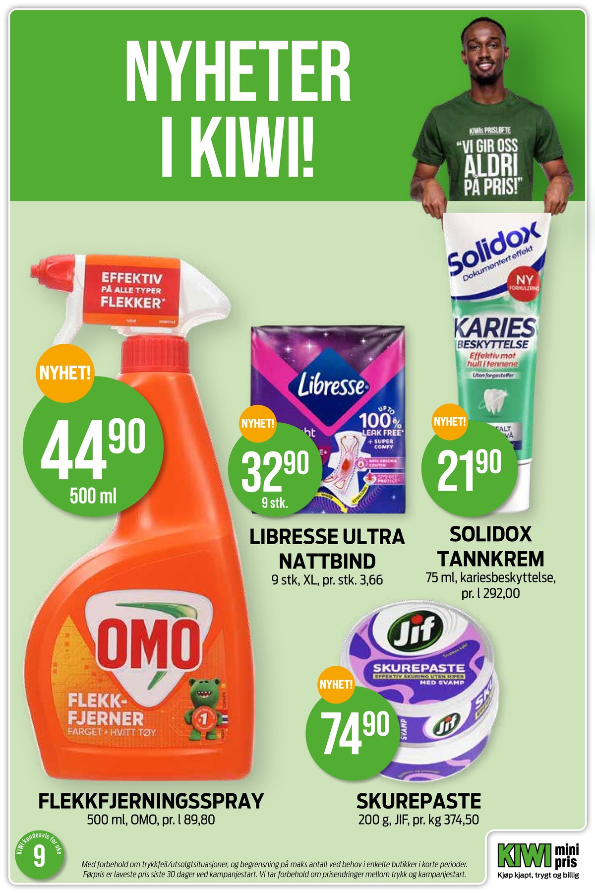 Se Kiwi kundeavis for uke 9 på Tilbudsuken.no. Se gode tilbud på mange varer, f.eks. tannkrem solidox eller skurekrem jif. Les kundeavisen her! Side 15