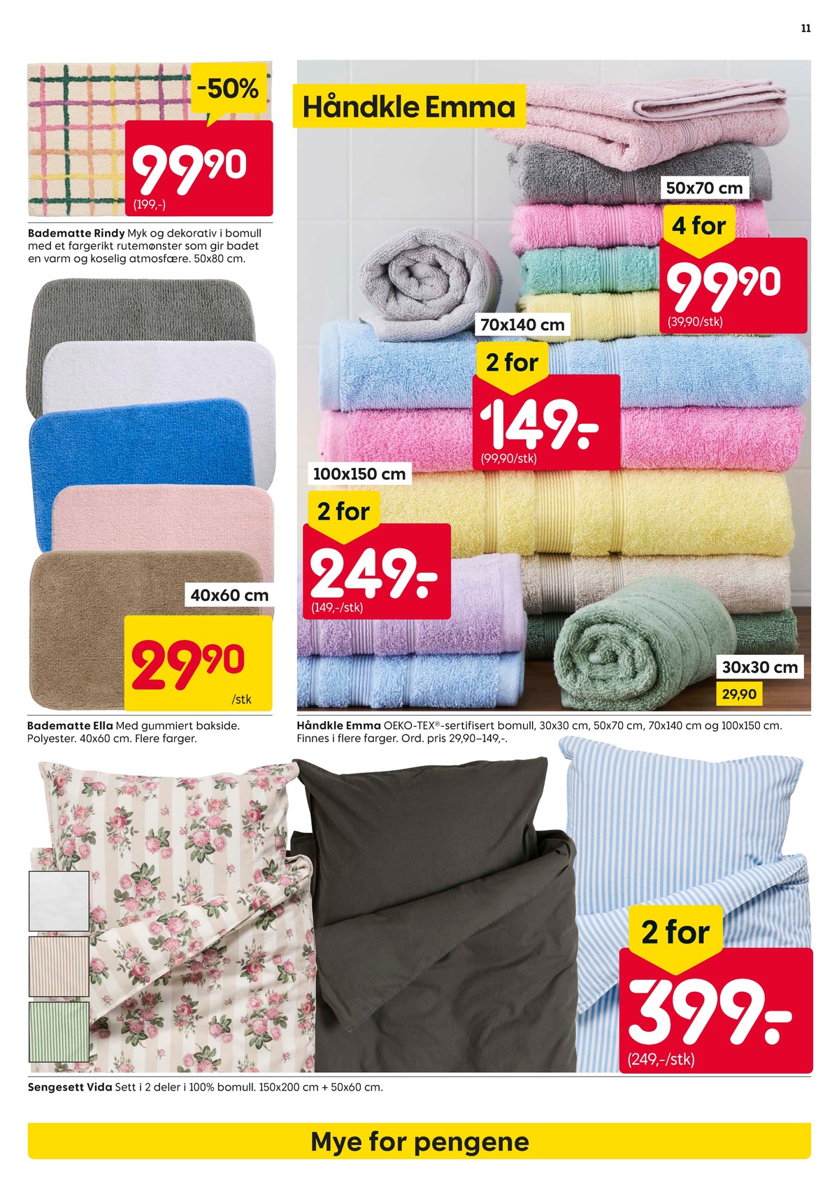 Se Rusta kundeavis for uke 9 på Tilbudsuken.no. Se gode tilbud på mange varer, f.eks. håndkle ukjent eller håndkle ukjent. Les kundeavisen her! Side 11