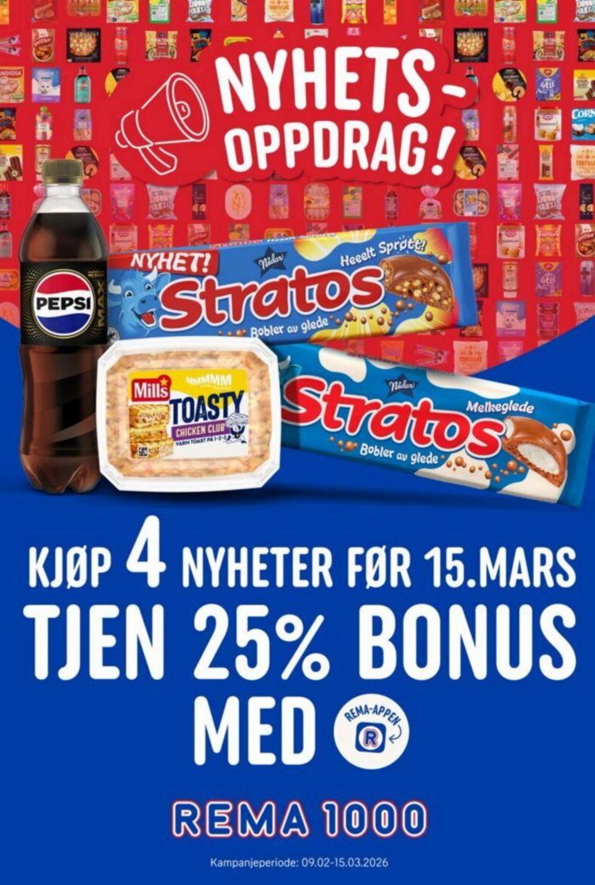 Se Rema 1000 kundeavis for uge 9 på Tilbudsuken.no. Se gode tilbud på mange varer. Les kundeavisen her! Side 3