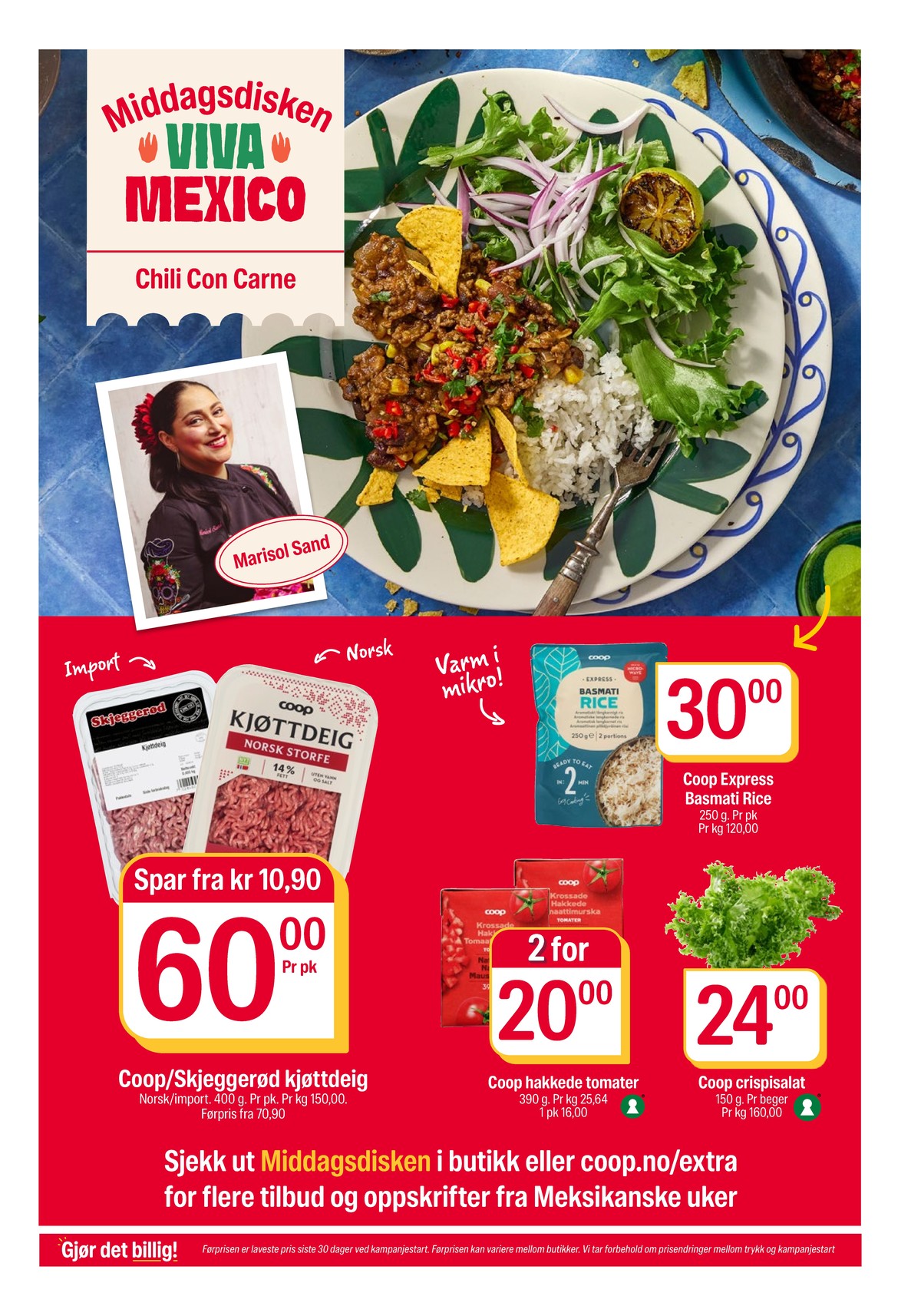 Se Coop Extra kundeavis for uke 9 på Tilbudsuken.no. Se gode tilbud på mange varer, f.eks. express basmatiris coop eller salat coop. Les kundeavisen her! Side 3