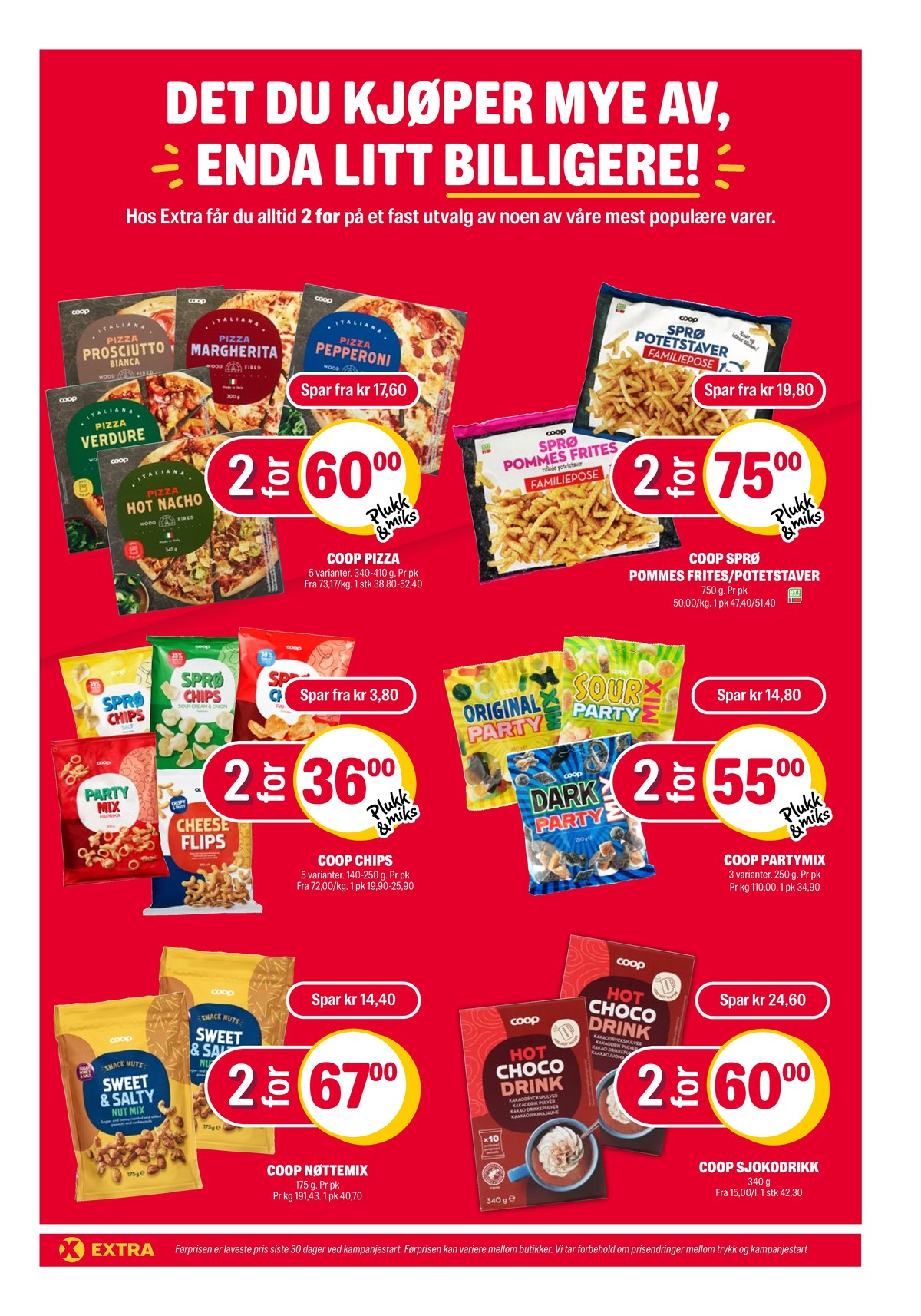 Se Coop Extra kundeavis for uge 9 på Tilbudsuken.no. Se gode tilbud på mange varer. Les kundeavisen her! Side 25