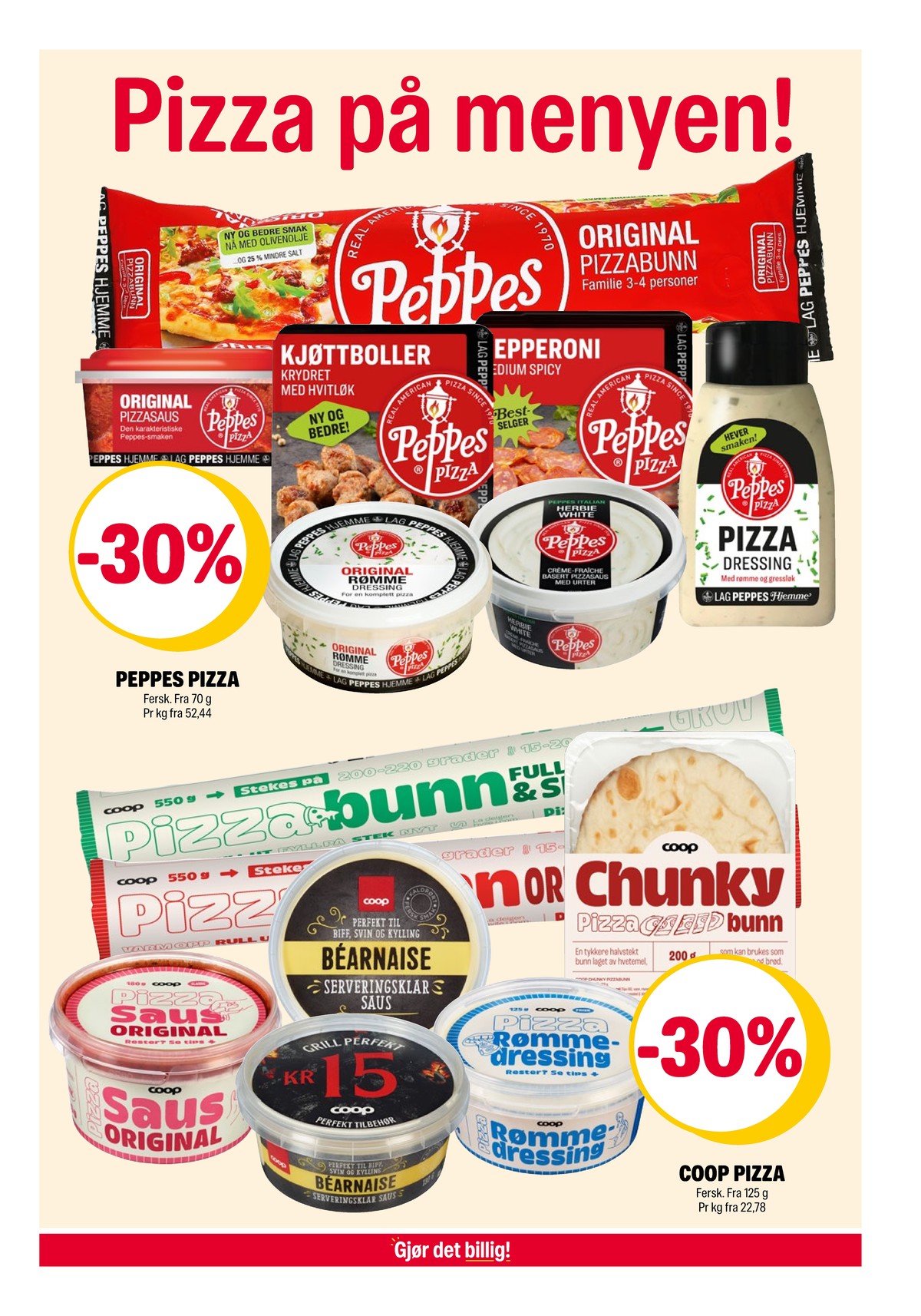 Se Coop Extra kundeavis for uke 9 på Tilbudsuken.no. Se gode tilbud på mange varer, f.eks. pizzasaus peppes pizza eller pizzabunn peppes pizza. Les kundeavisen her! Side 5