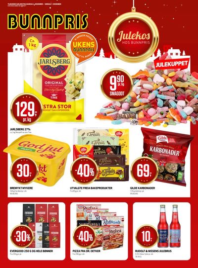 Bunnpris kundeavis gjeldende fra 01/12/25 - 07/12/25