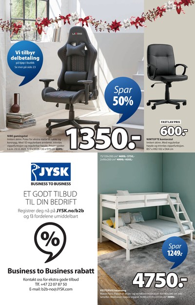 JYSK kundeavis i uke 50 side 17