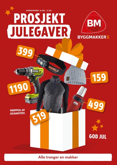 Byggmakker kundeavis gjeldende fra 30/11/25 - 23/12/25