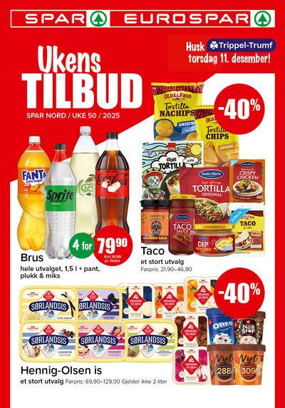 Spar - Eurospar kundeavis gjeldende fra 08/12/25 - 14/12/25