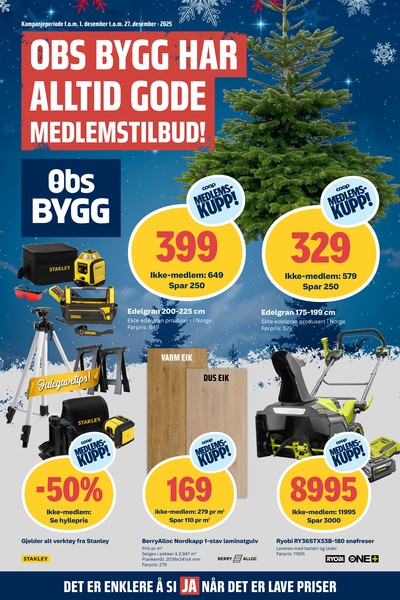 Coop Obs Bygg kundeavis i uke 50 side 1