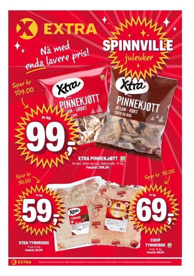 Coop Extra kundeavis gjeldende fra 22/12/25 - 04/01/26