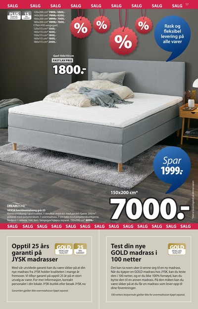 JYSK kundeavis i uke 1 side 18