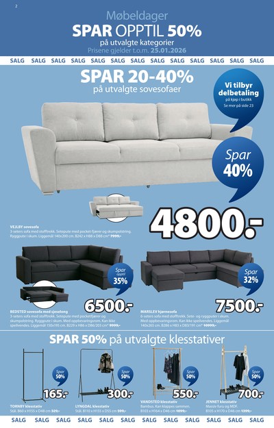 JYSK kundeavis i uke 1 side 3