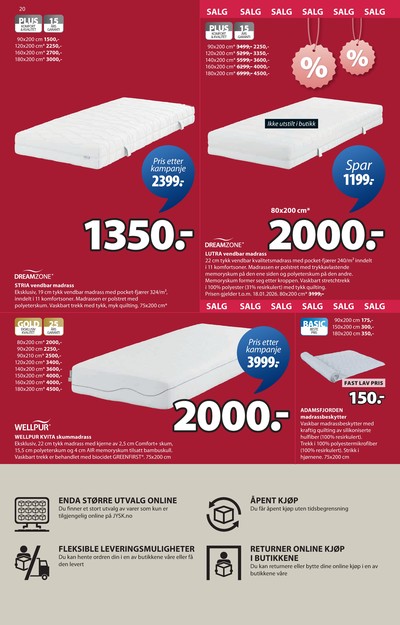 JYSK kundeavis i uke 1 side 21