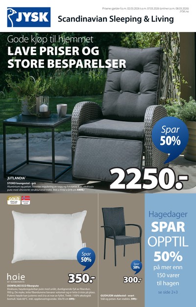 JYSK kundeavis i uke 10 side 2