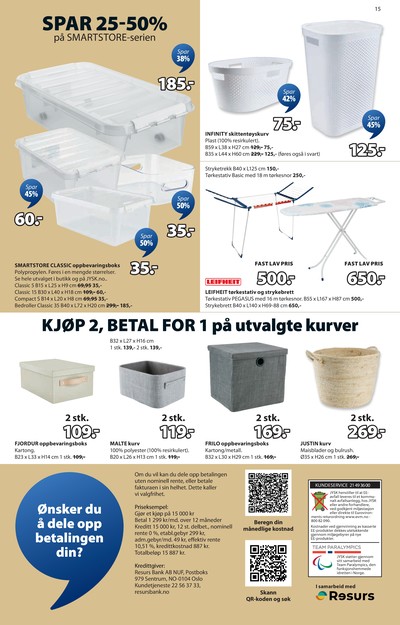 JYSK kundeavis i uke 10 side 16