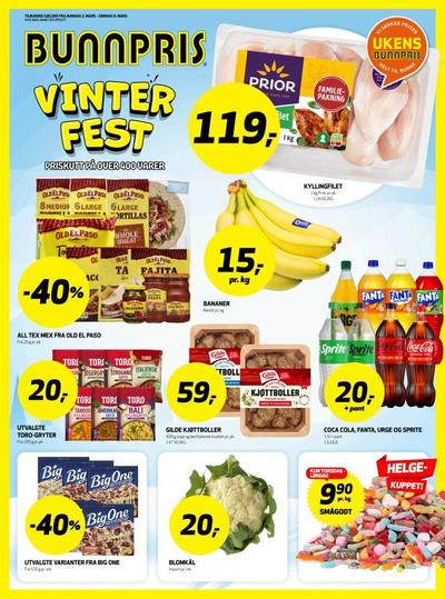 Bunnpris kundeavis i uke 10 side 1