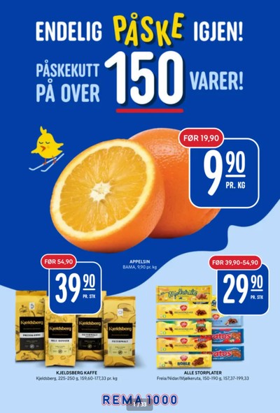Rema 1000 kundeavis gjeldende fra 09/03/26 - 14/03/26