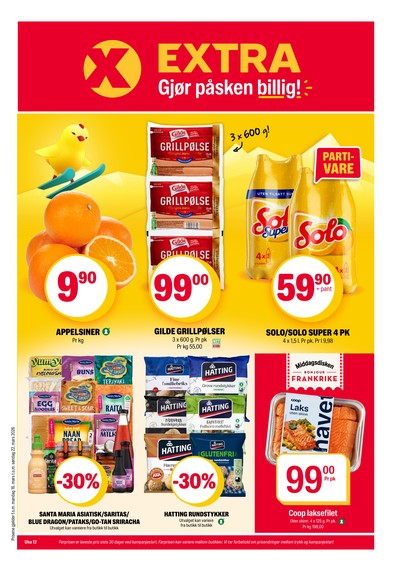 Coop Extra kundeavis gjeldende fra 16/03/26 - 22/03/26
