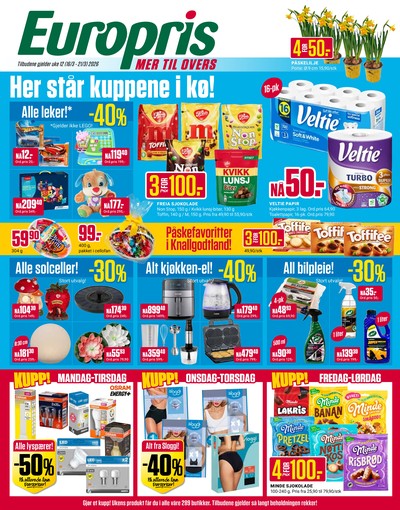 Europris kundeavis i uke 12 side 1