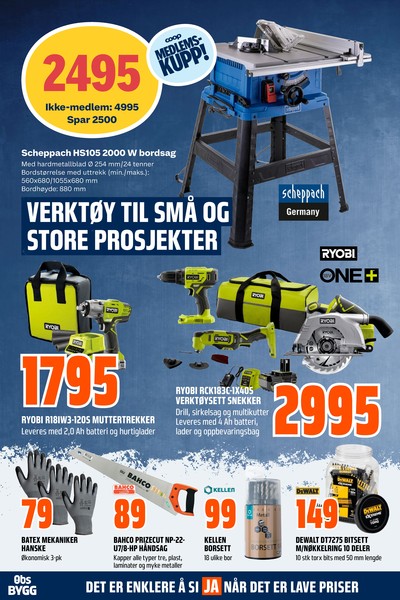 Coop Obs Bygg kundeavis i uke 12 side 16