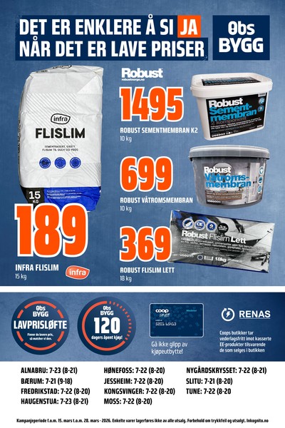 Coop Obs Bygg kundeavis i uke 12 side 18