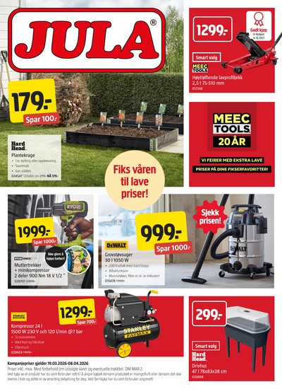 Jula kundeavis i uke 13 side 1