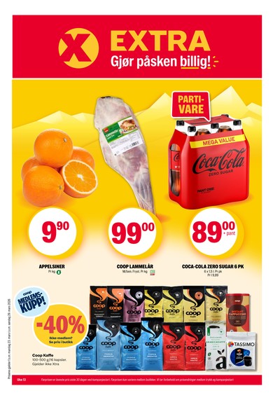 Coop Extra kundeavis i uke 13 side 1