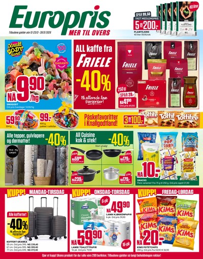 Europris kundeavis i uke 13 side 1