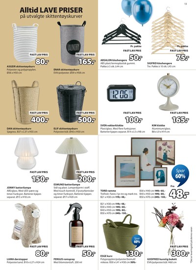 JYSK kundeavis i uke 13 side 14