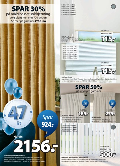 JYSK kundeavis i uke 13 side 15