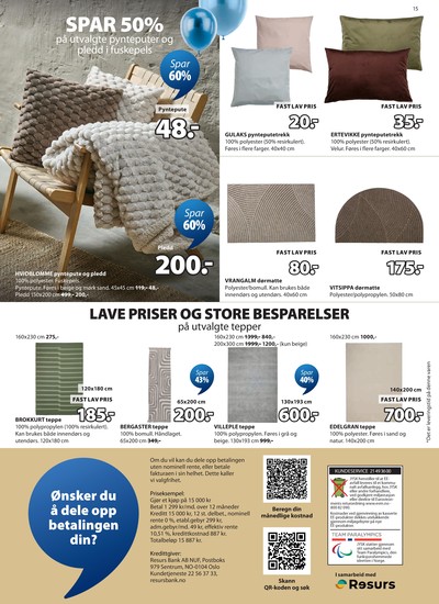 JYSK kundeavis i uke 13 side 16