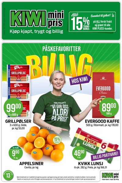 Kiwi kundeavis i uke 13 side 1