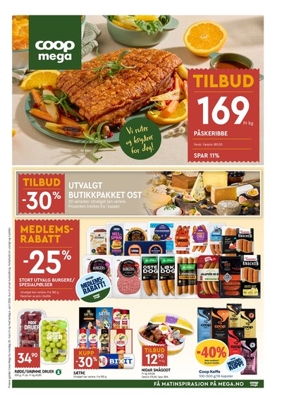 Coop Mega kundeavis i uke 14 side 1