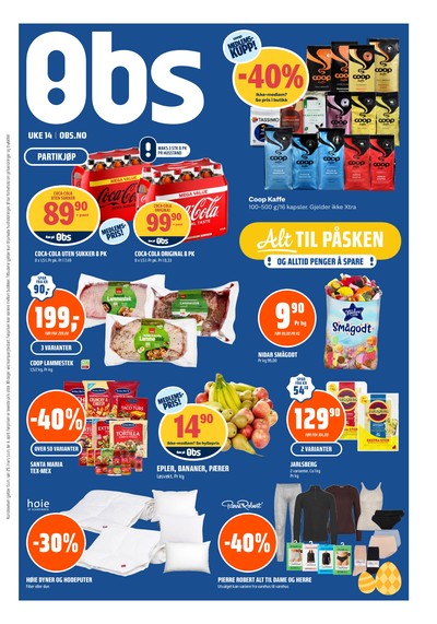 Coop Obs kundeavis gjeldende fra 29/03/26 - 04/04/26