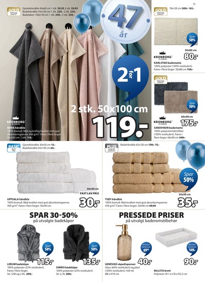 JYSK kundeavis i uke 14 side 16