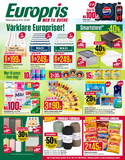 Europris kundeavis i uke 15 side 1