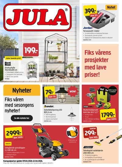 Jula kundeavis i uke 15 side 1