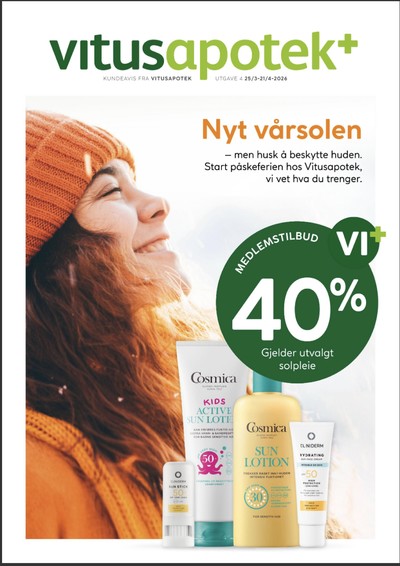 Vitus Apotek kundeavis gjeldende fra 25/03/26 - 21/04/26