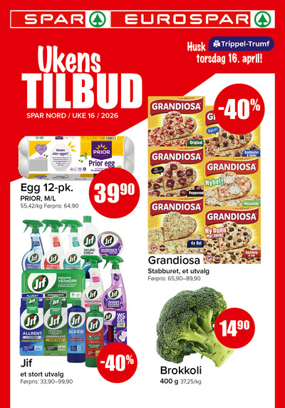 Spar - Eurospar kundeavis i uke 16 side 1