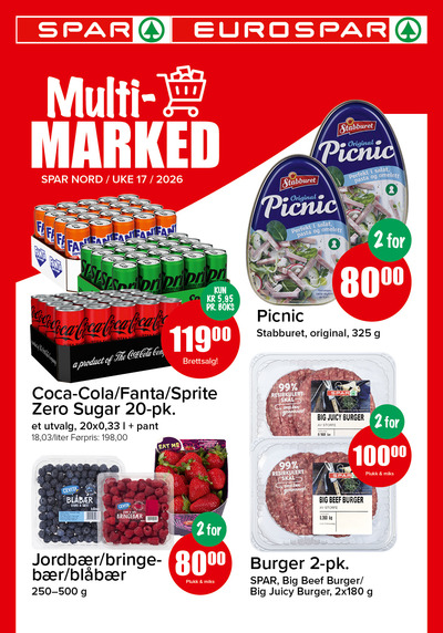 Spar - Eurospar kundeavis gjeldende fra 20/04/26 - 26/04/26
