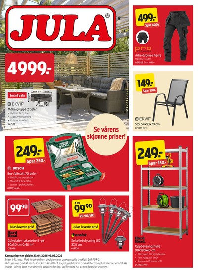 Jula kundeavis i uke 17 side 1