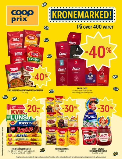 Coop Prix kundeavis gjeldende fra 27/04/26 - 03/05/26