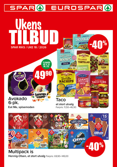 Spar - Eurospar kundeavis i uke 18 side 1