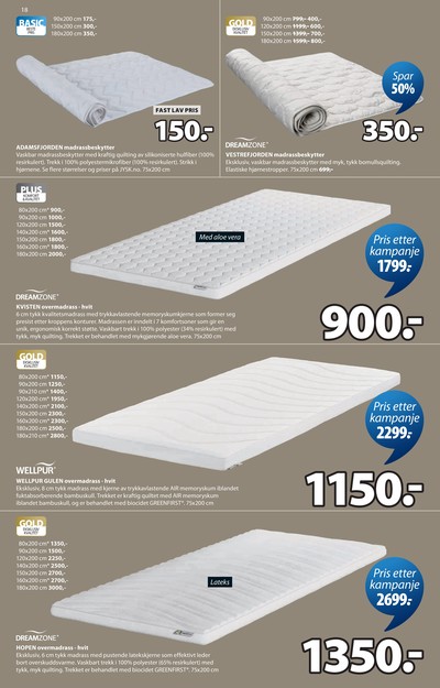 JYSK kundeavis i uke 18 side 19